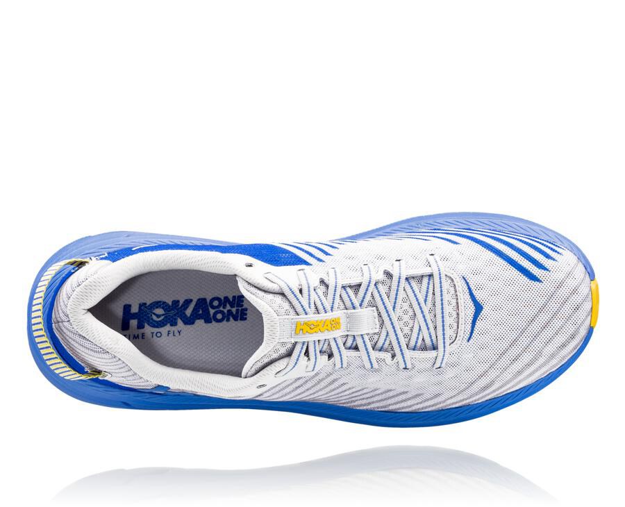 Hoka One One Running Shoes Mens Grey/Blue - Rincon - 68412VOGA